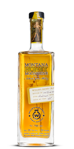 Willie's Montana Honey Moonshine