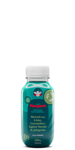 Yo Soy Margaret Spicy Mezcal and Cucumber Cocktail (8 Pack) (1.6L)