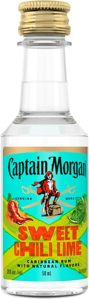 Captain Morgan Sweet Chili Lime Caribbean Rum (50mL)