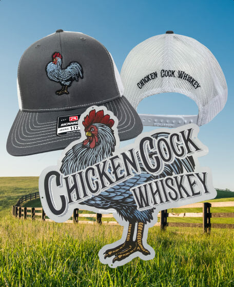 Chicken Cock Hat & Tin sign