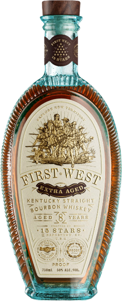 15 Stars First West Extra Aged Straight Bourbon Whiskey