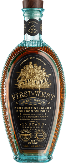 15 Stars First West Small Batch Straight Bourbon Whiskey