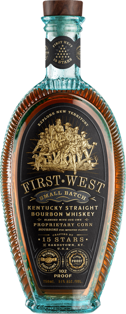 15 Stars First West Small Batch Straight Bourbon Whiskey