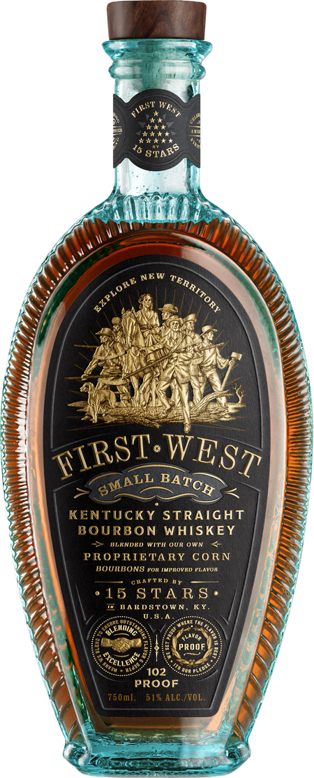 15 Stars First West Small Batch Straight Bourbon Whiskey