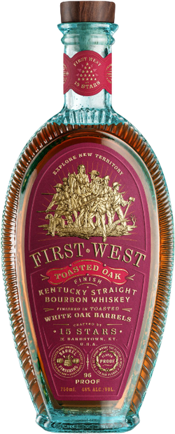 15 Stars First West Toasted Oak Straight Bourbon Whiskey