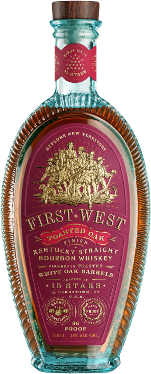 15 Stars First West Toasted Oak Straight Bourbon Whiskey