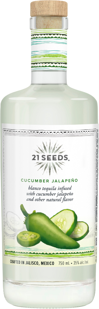 21 Seeds Cucumber Jalapeno Blanco Tequila
