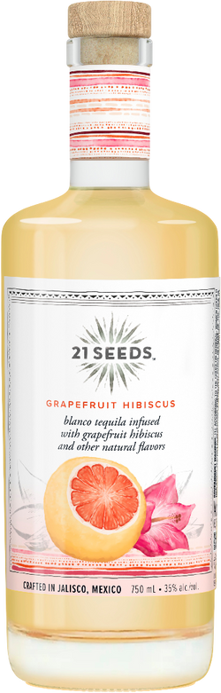 21 Seeds Grapefruit Hibiscus Blanco Tequila