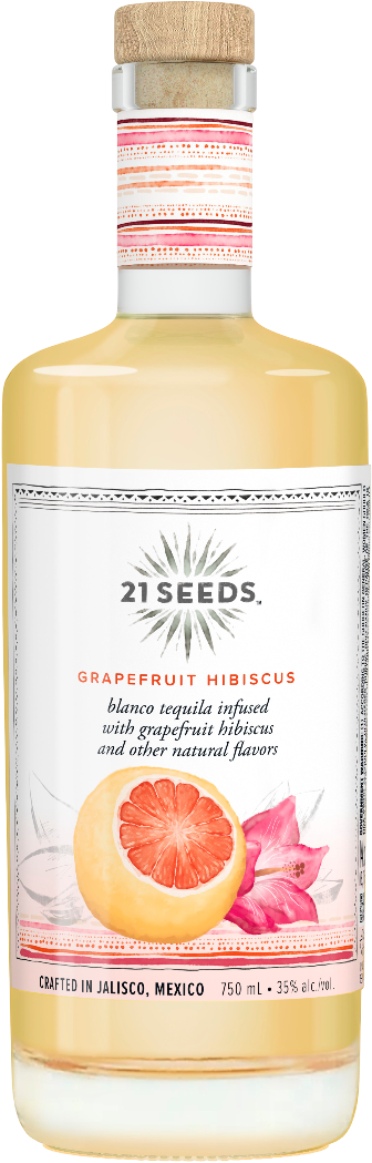 21 Seeds Grapefruit Hibiscus Blanco Tequila