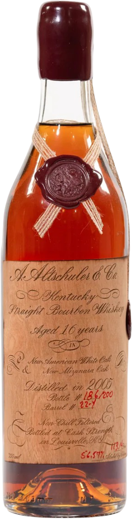 A. Altschuler & Co. 16 Year Old American and Mizunara Oak Straight Bourbon Whiskey