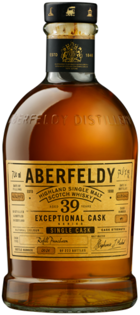 Aberfeldy Exceptional Cask Series 39 Year Old Single Malt Scotch Whisky (700mL)