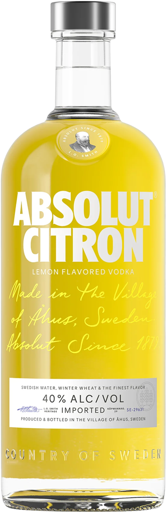 Absolut Citron Lemon Flavored Vodka (1.75L)