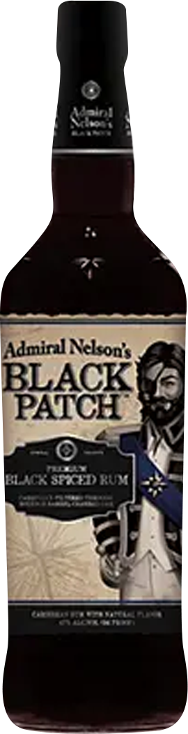 Admiral Nelson's 'Black Patch' Premium Black Spiced Rum