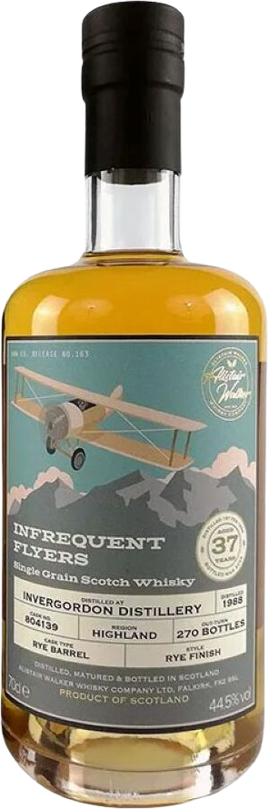 Alistair Walker Infrequent Flyers Invergordon 37 Year Old Single Malt Scotch Whisky (700mL)