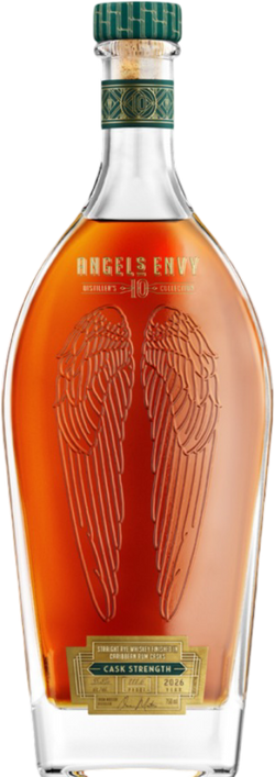 Angel's Envy Cask Strength 10 Year Old 2026 Release Rye Whiskey