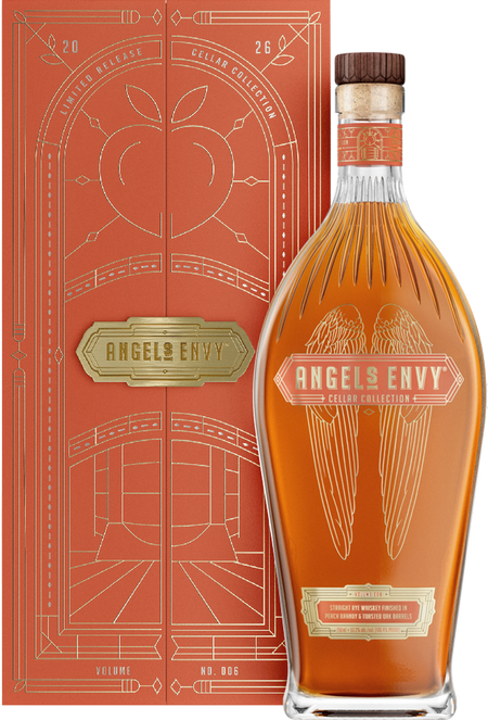 Angel's Envy Cellar Collection 2026 Peach Brandy Straight Rye Whiskey