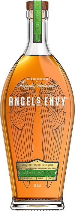 Angel's Envy Small Batch French Oak Barrels Finish 2025 Limited Edition Straight Rye Whiskey