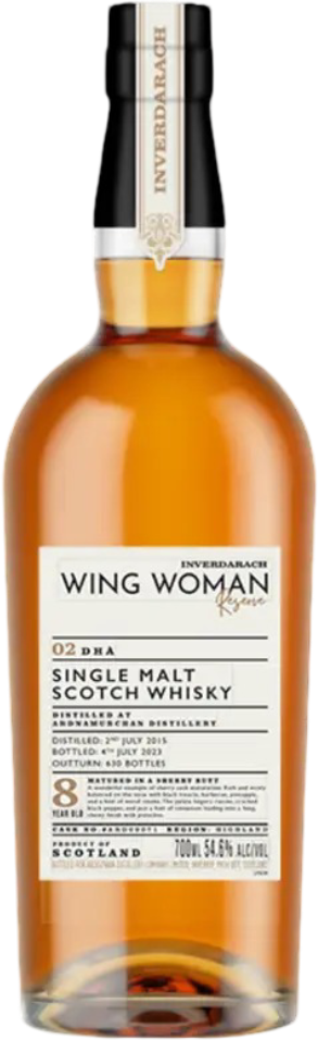Wing Woman Reserve Ardamurchan 8 Year Old Sherry Butt Matured Single Malt Scotch Whisky (700mL)