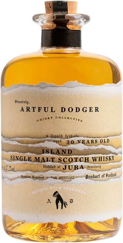 Artful Dodger Whisky Collective Jura 30 Year Old Single Malt Scotch Whisky (500mL)