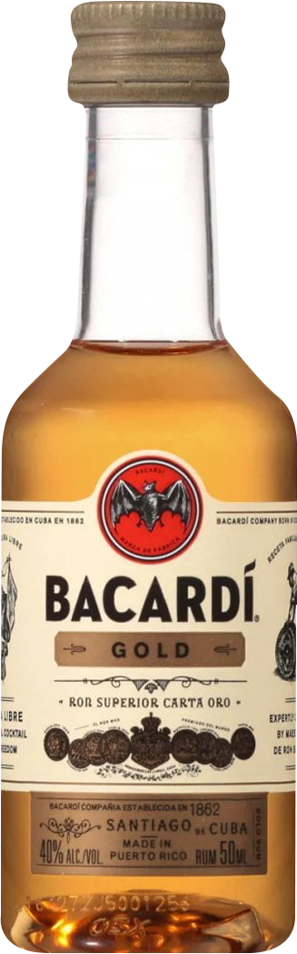 Bacardi Carta Oro Superior Gold Rum (50mL)