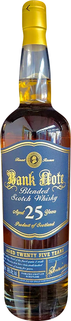 Bank Note 25 Year Old Blended Scotch Whisky