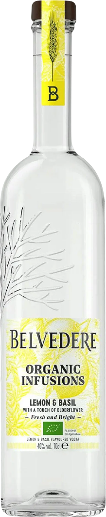 Belvedere Organic Infusions Lemon & Basil Vodka