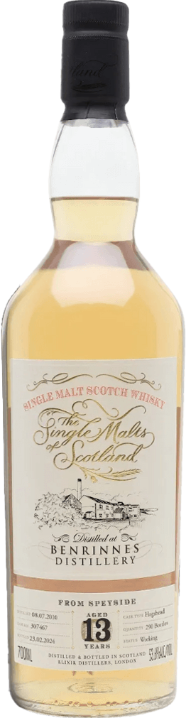 Benrinnes 13 Year Old Cask 307467 2010 Release Single Malt Scotch Whisky (700mL)