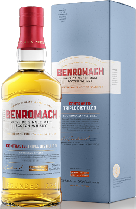 Benromach Triple Distilled Single Malt Scotch Whisky