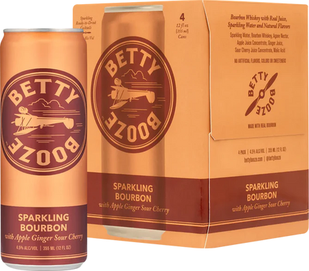 Betty Booze Sparkling Bourbon with Apple Ginger Sour Cherry (1.42L)