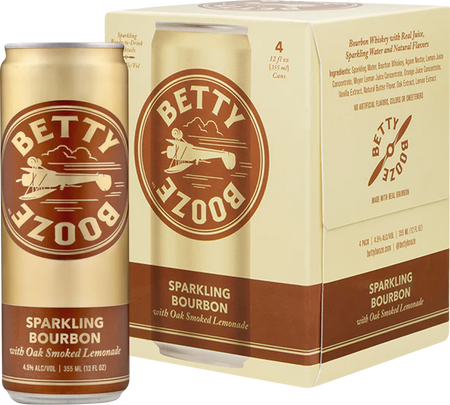 Betty Booze Sparkling Bourbon with Oak Smoked Lemonade (1.42L)