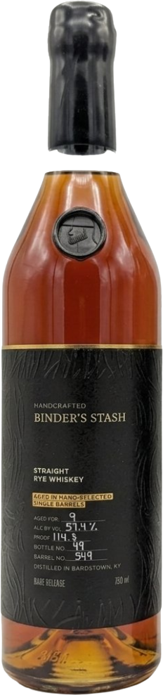 Old Image Single Binder's Stash 9 Year Old 'Patisserie' Single Barrel Kentucky Straight ...