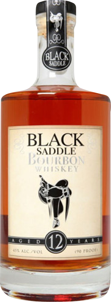 Black Saddle 12 Year Old Straight Bourbon Whiskey