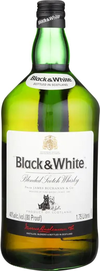 Black & White Blended Scotch Whisky (1.75L)