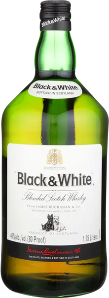 Black & White Blended Scotch Whisky (1.75L) » Buy Online 🥃 – Flaviar