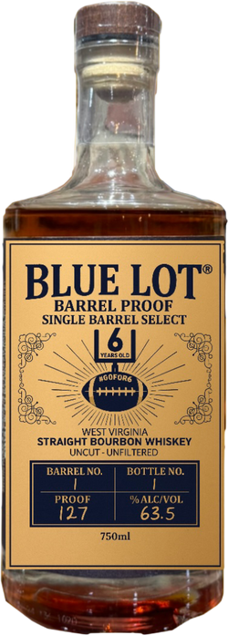 Blue Lot Barrel Proof Single Barrel 6 Year Old Bourbon Whiskey
