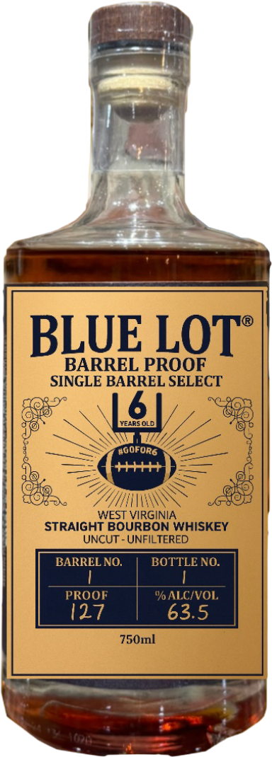 Blue Lot Barrel Proof Single Barrel 6 Year Old Bourbon Whiskey
