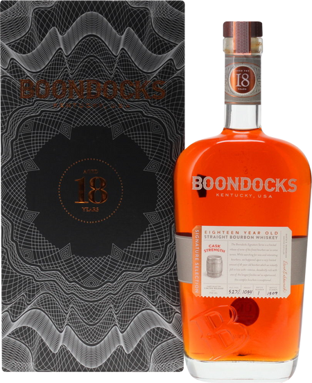 Boondocks 18 Year Old Straight Bourbon Whiskey