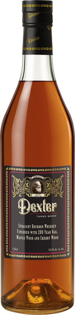 Dexter Three Wood Straight Bourbon Whiskey