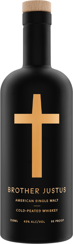 Brother Justus Cold-Peated Single Malt American Whiskey