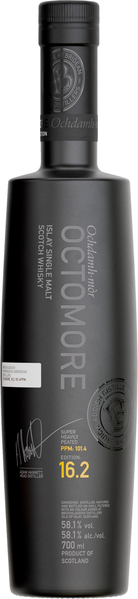 Bruichladdich Octomore Edition 16.2 Single Malt Scotch Whisky (700mL)
