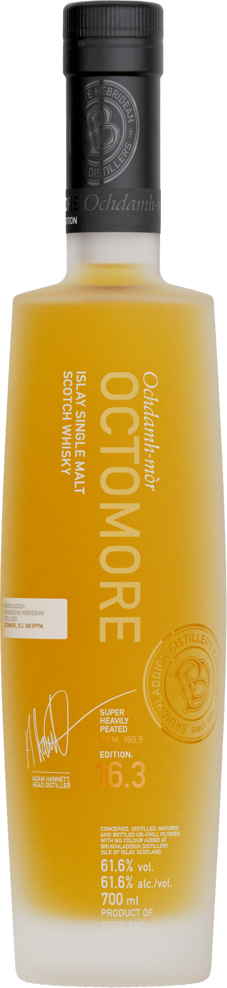 Bruichladdich Octomore Edition 16.3 Single Malt Scotch Whisky (700mL)