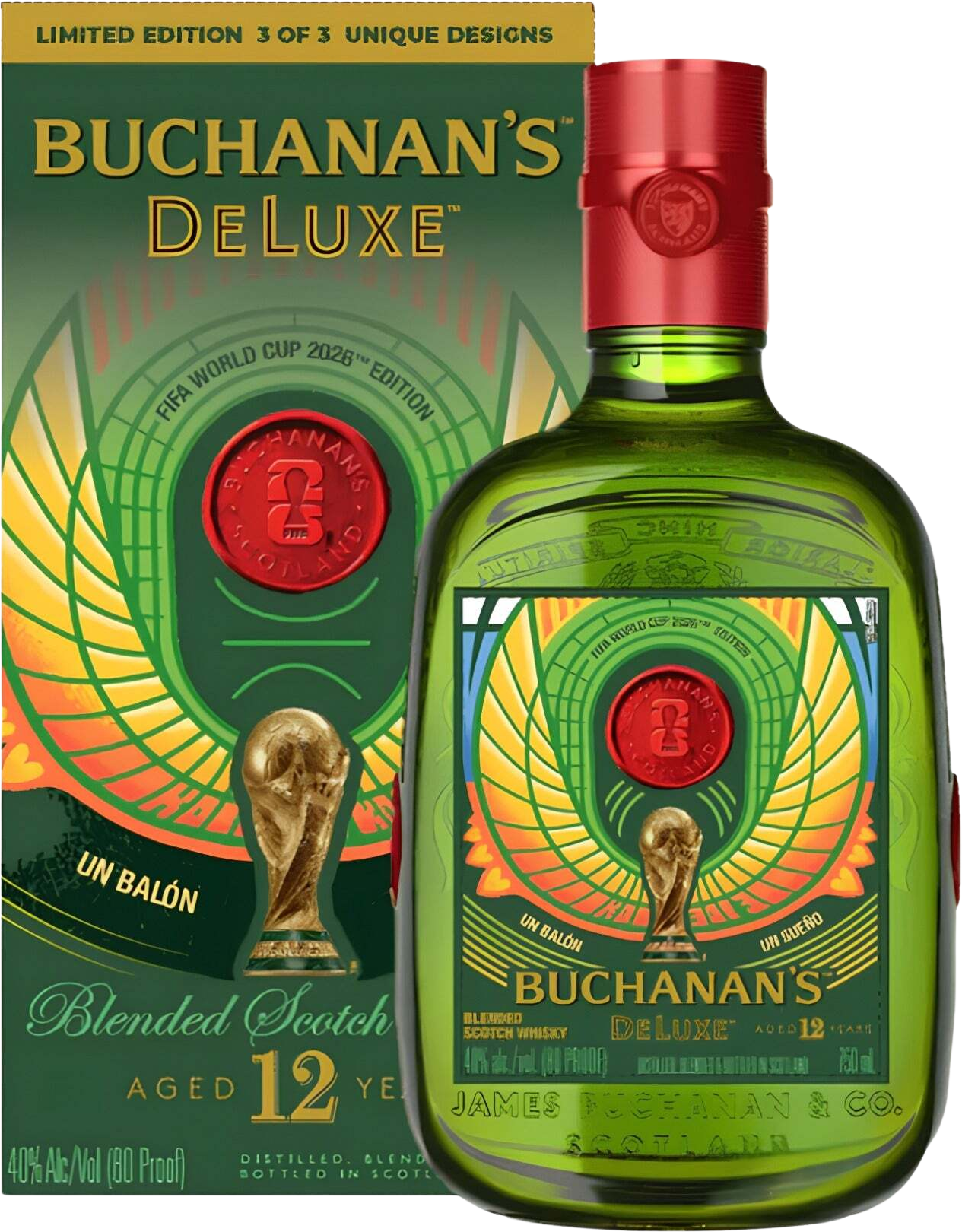 BUCHANAN'S 750ml　ブキャナンズデラックス ファイネスト　特級 Buchanan's DeLuxe 12 Year Old FIFA World Cup 2026™ Edition Blended
