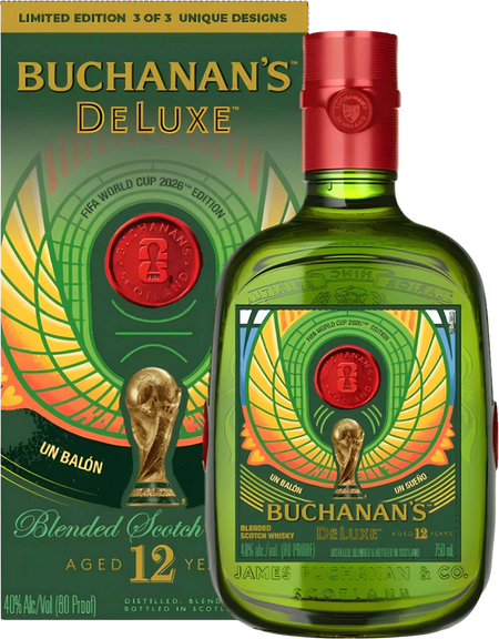 Buchanan’s DeLuxe 12 Year Old FIFA World Cup 2026™ Edition Blended Scotch Whisky
