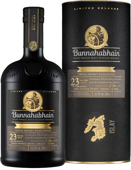 2024 Bunnahabhain Feis Ile Triple Sherry Finish 23 Year Old Single Malt Scotch Whisky (700mL)