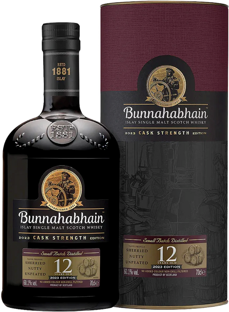 Bunnahabhain 12 Year Old Cask Strength Single Malt Scotch Whisky