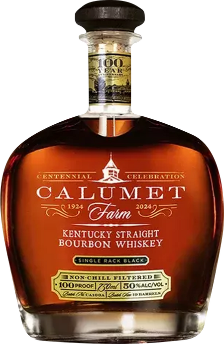 Calumet Farm 100th Anniversary 'Origin' Single Rack Black Kentucky Straight Bourbon Whiskey