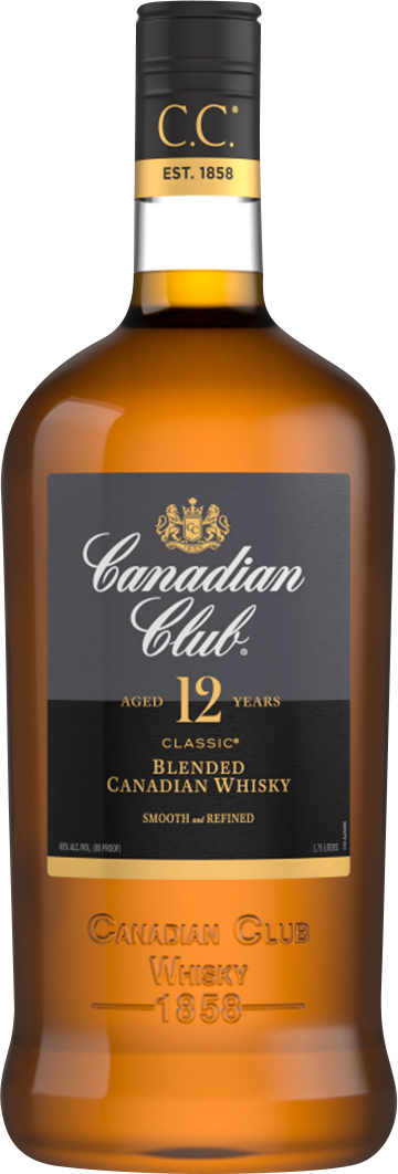 Canadian Club Small Batch Classic 12 Year Old Blended Canadian Whisky (1.75L)