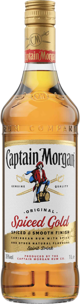 Captain Morgan Original Spiced Caribbean Gold Rum (375mL)