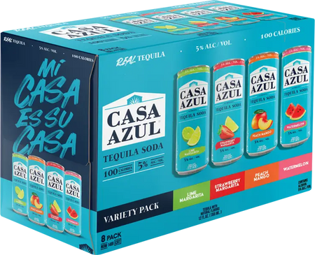 Casa Azul Tequila Soda Variety Pack (2.84L)