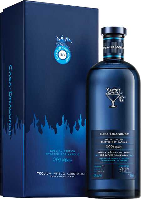 Casa Dragones 200 Copas Karol G Special Edition Añejo Cristalino Tequila